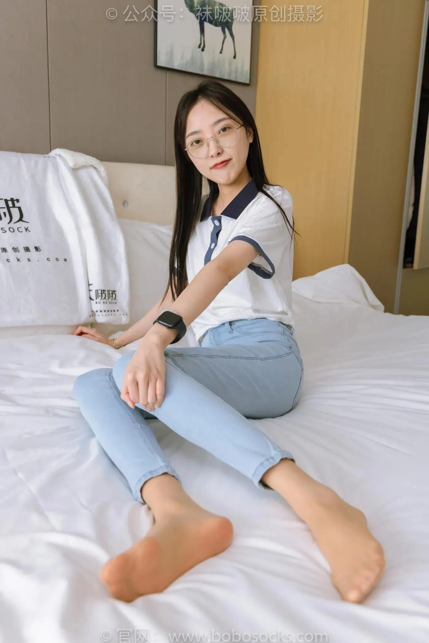 [BoBoSocks袜啵啵]NO.161 稚予-贝壳头板鞋、肉丝、裤里丝 [140P]插图8